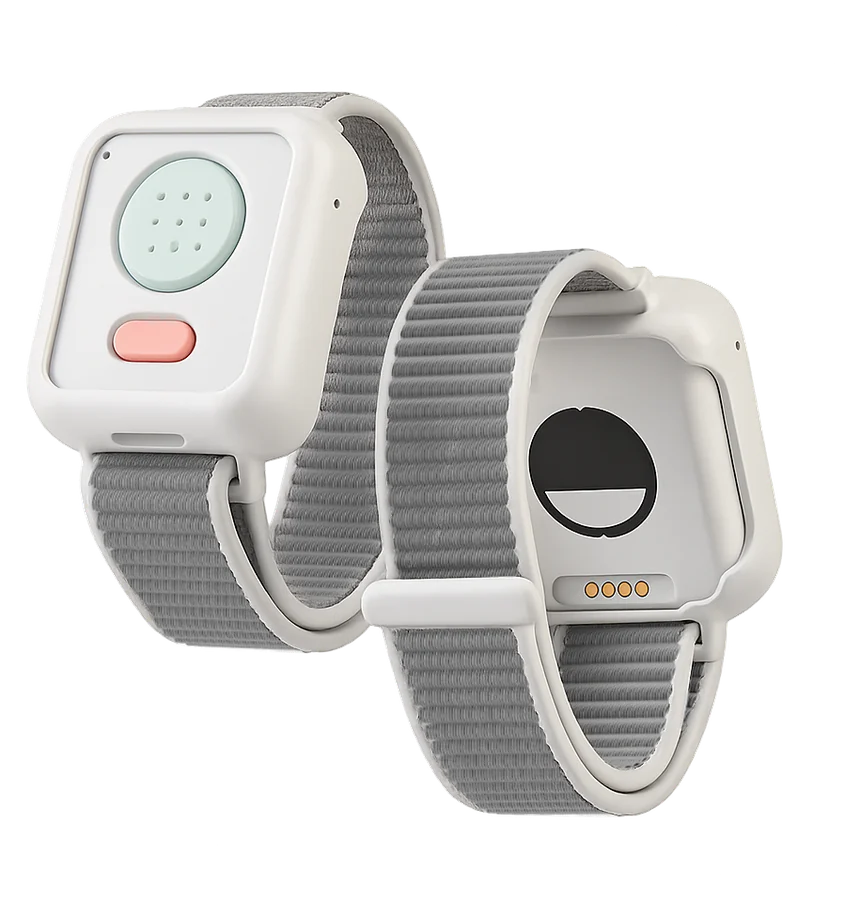 智能健康 AI 陪护手环 S15 正面与背面